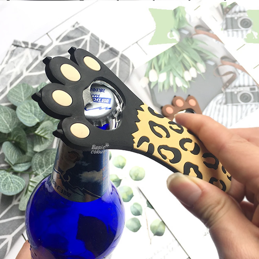 

2pcs Silicone Bottle Opener Creative Beer Openers for Wedding Party Home Bar Restaurant Gifts Bottle Shape Safe
