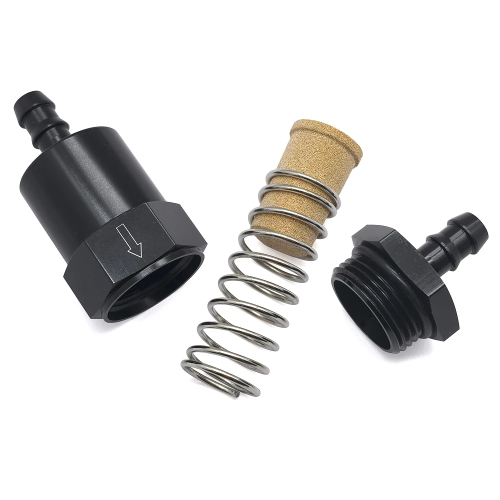 فلتر الوقود المضمن من الألومنيوم الأسود 3/8 بيليت 30 ميكرون لتنقية الوقود المحسنة #4