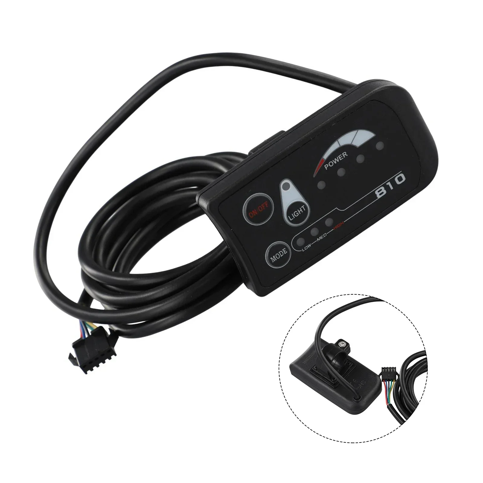 36V 48V S810 Electric Bicycle Display JN Controller With LED Display Panel Waterproof 42*83mm E-bike Scooter Controller Parts