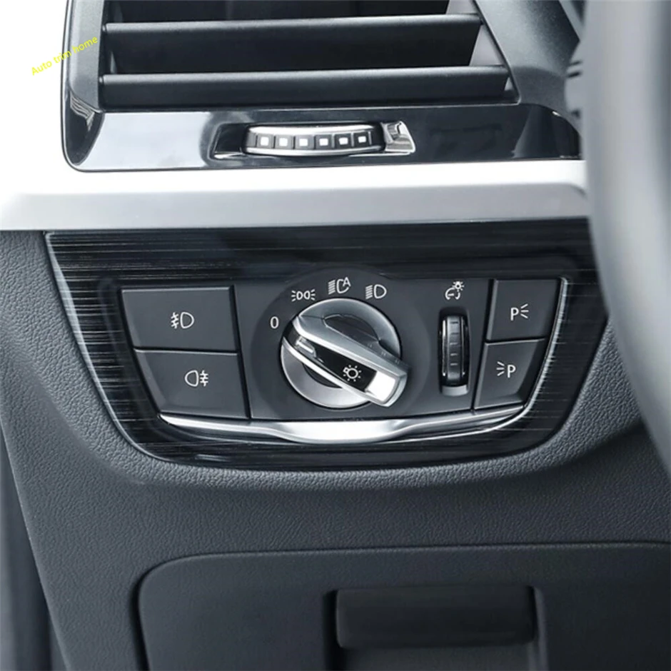 

Head Light Switch Button Panel / Reading Lamp Decor Frame Cover Trim Fit For BMW 5 6 Series GT G30 530I 2017 - 2022 Accessories