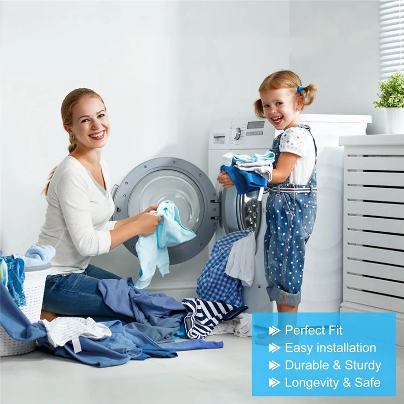 

H-W 5304505088 Защелка двери шайбы для деталей и аксессуаров шайбы Electrolux Frigidaire, 53045088 Дверная стойка шайбы (2 шт.)