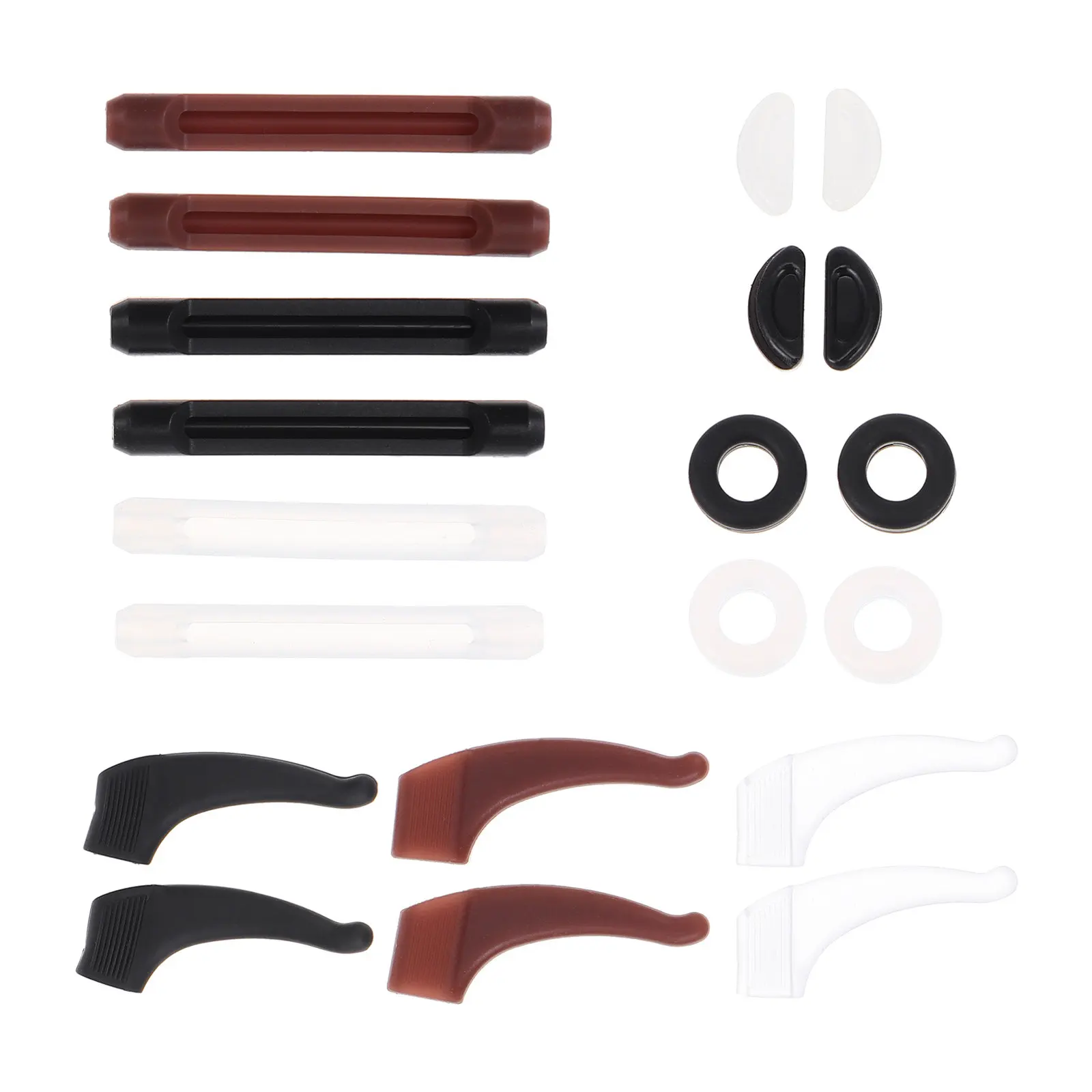 

1Set Premium Silicone Eyewear Holder Set Adjustable Glasses Strap Ear Hook Retainer for Sports Fishing Climbing Snow Skiing