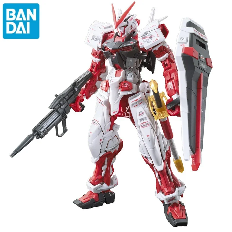 

Оригинальная дизайнерская фигурка Bandai, Модель RG 1/144, модель Gundam Astray Red в сборе, аниме экшн-фигурки, подарок на день рождения