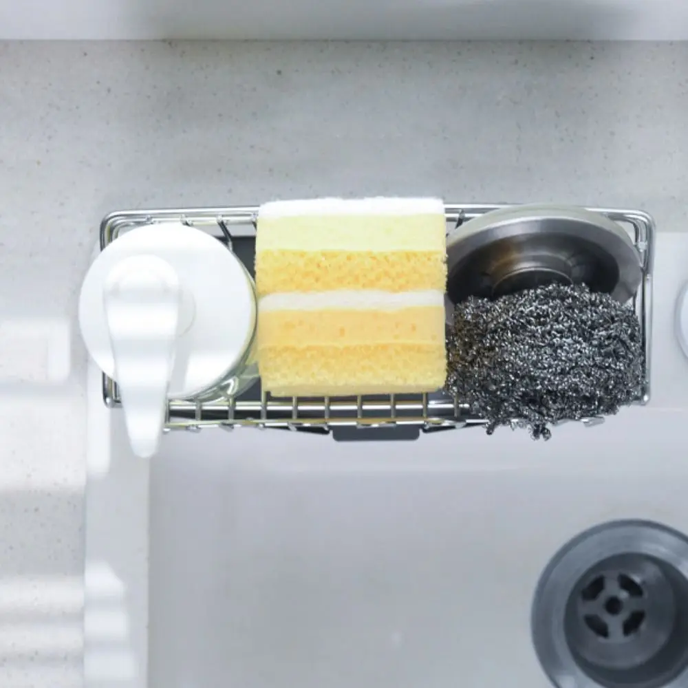 

Stainless Steel Dish Drying Rack Rust-proof Corrosion-resistant Kitchen Drain Rack with Drain Tray Ventilated