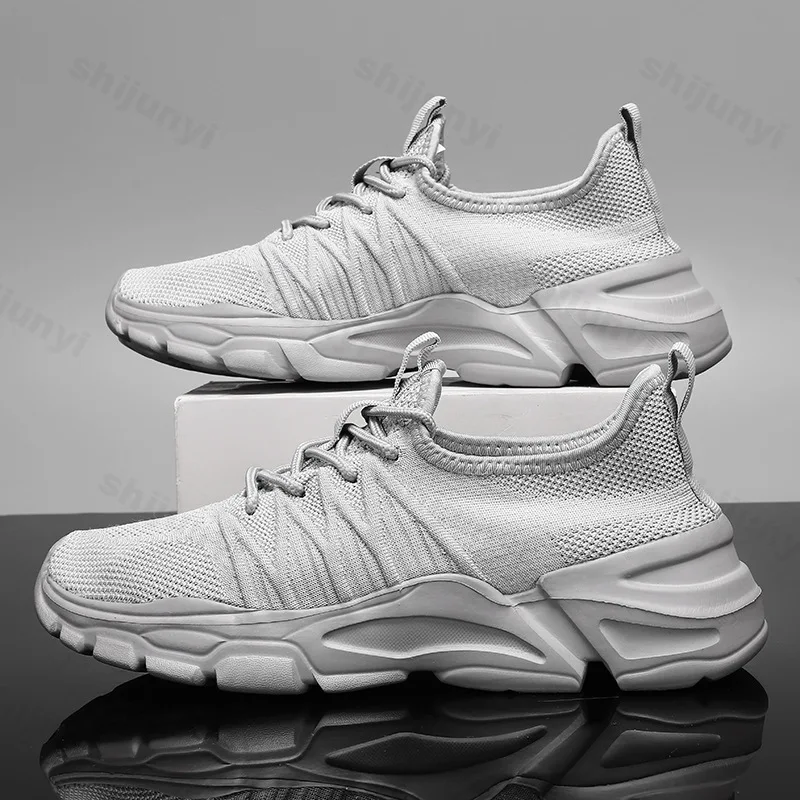 

Мужская повседневная спортивная обувь, осень 202, дышащая противоскользящая уличная вулканизированная обувь, модная уличная мужская обувь на платформе