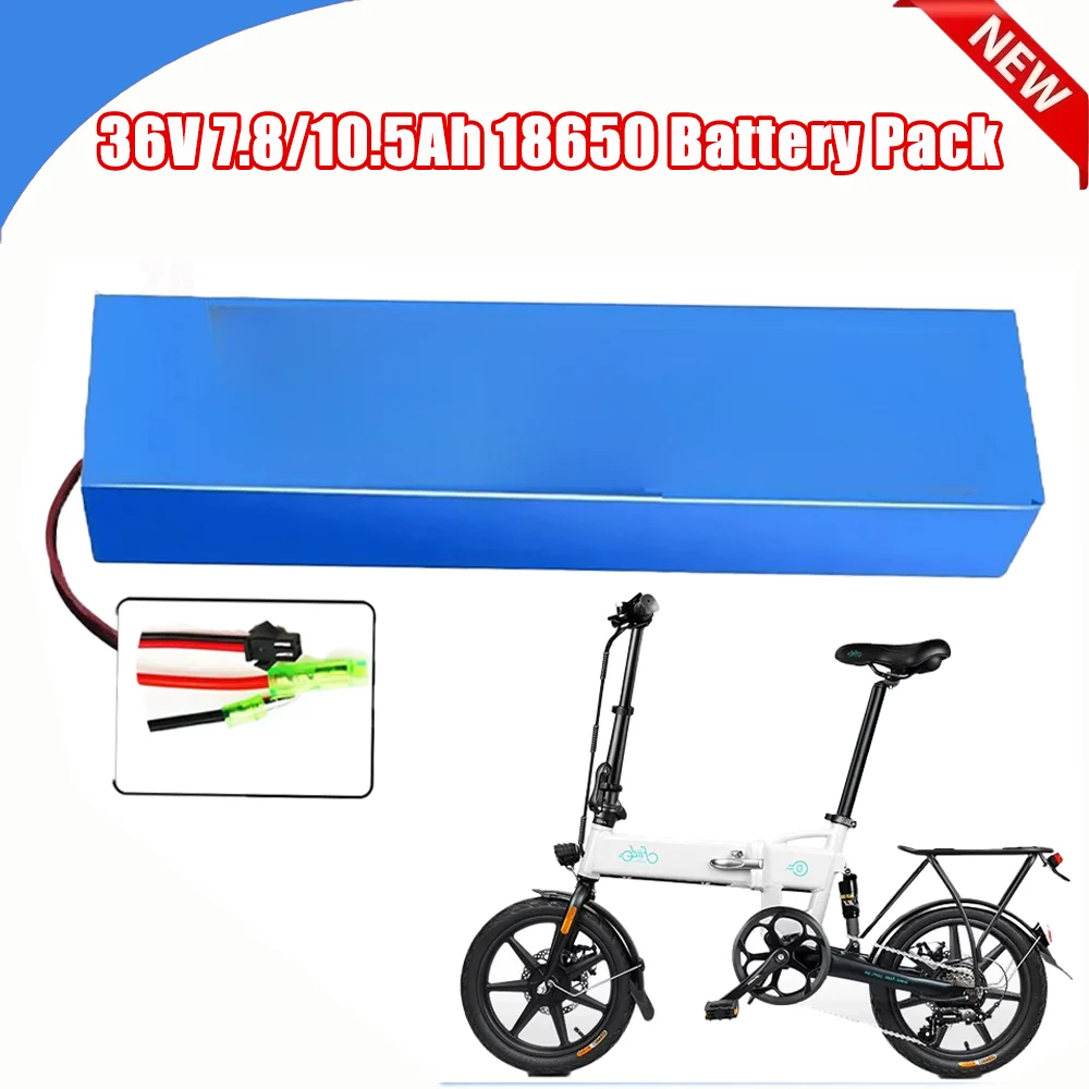 

36V 10.5Ah 10S3P Rechargeable Lithium Battery Pack 504W Power Modified Electric Scooter Battery with BMS,FOR FllDO FD1 FD2 FD3