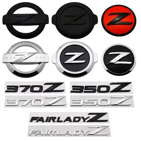 Auto Baule Posteriore Emblema Distintivo Decalcomanie per Nissan Z Logo 350Z 370Z Fairlady Z3 Z34 Almera Sylphy Altima Sentra