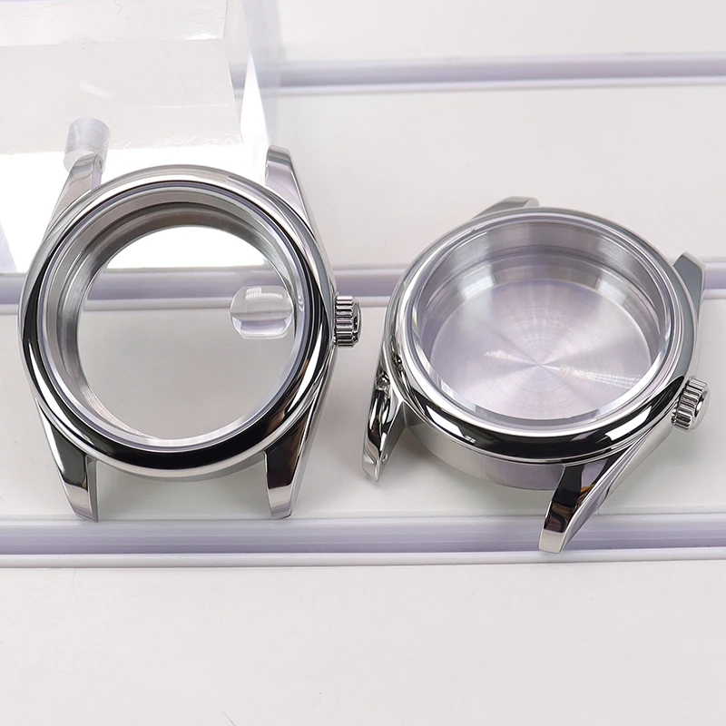 36mm 40mm Luksusowe etui na zegarek ze stali nierdzewnej 316L do Seiko NH35 NH34 NH36 NH38 Miyota 8215 Mechanizm 28,5 mm Dial Oyster Perpetual