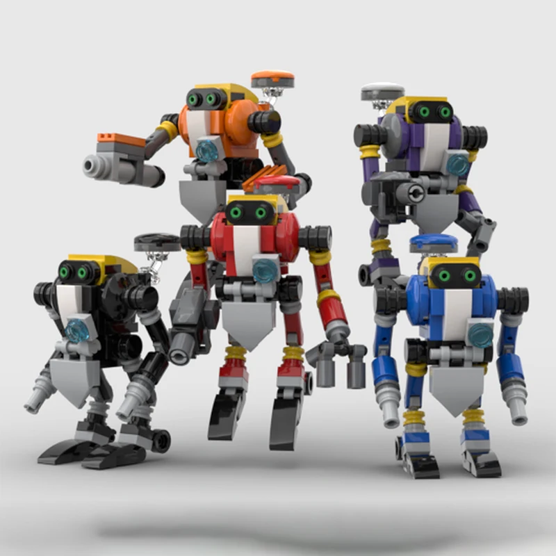 410 pz MOC E100 Serie Robot Sonizi Building Blocks Abilità pratica Fai da te Assemblare idea creativa Regalo giocattolo di Natale