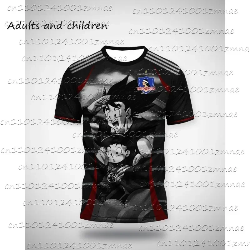 

Hot Selling Chilean Colorolo Anime Short Sleeved Summer Men's Breathable Short Sleeved Outdoor Football Enthusiast T-shirt
