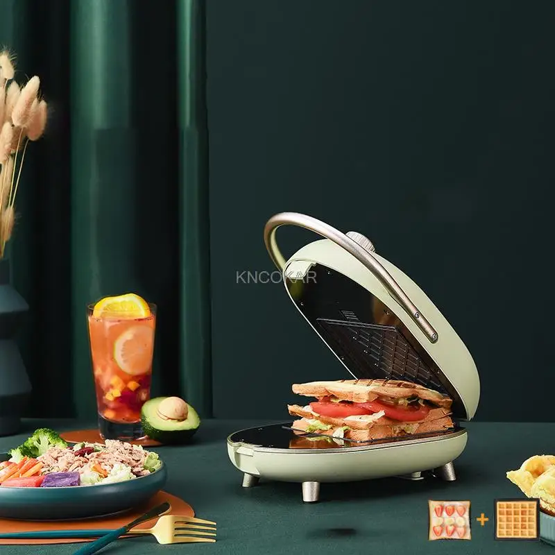 

Электрическая вафельница 600 Вт, железная сэндвичница, машина для приготовления пузырьков, яиц, торта, печь для завтрака, 220 В