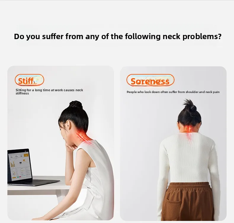 Inflatable Airbag Neck Brace - Cervical Traction Corrector Anti-Forward Head Posture Home Support