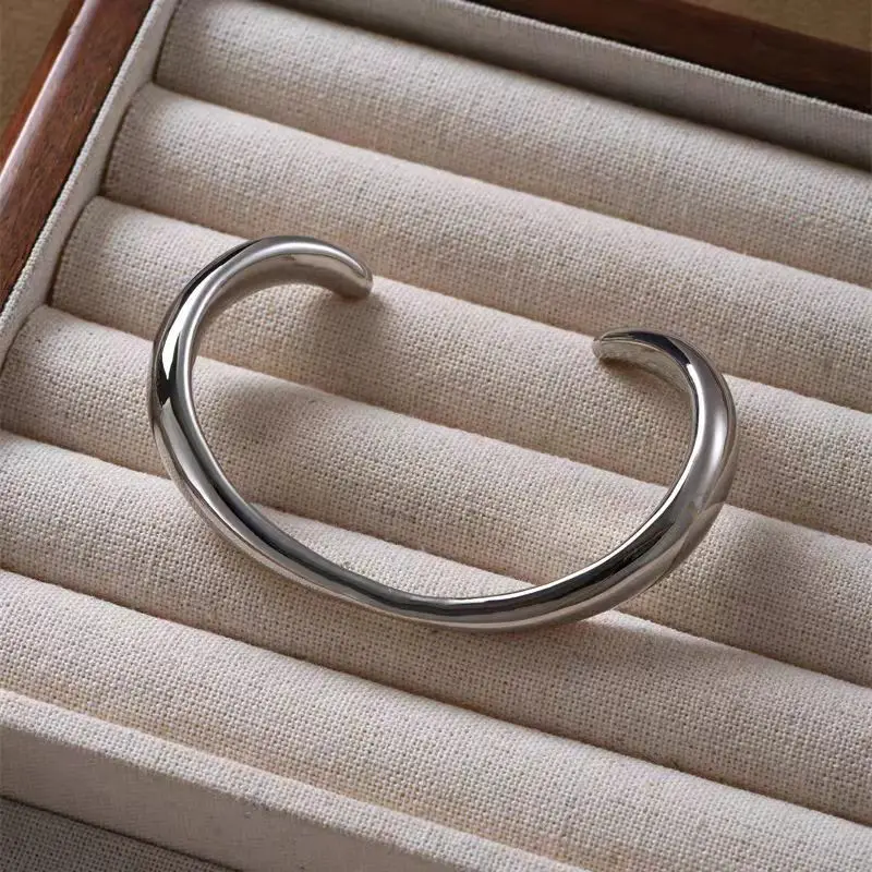 

Jenny&dave Smooth Curved Opening Bracelet Women's Wristband Bracelet Bracelet Accessories