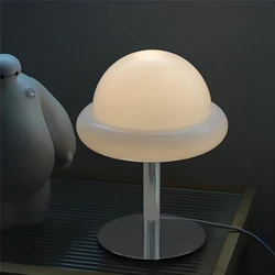 Czapka dekoracyjna Led szklana lampa ozdoby do salonu słupka nowoczesne dekoracje do domu lampka nocna trójchromatyczna lampka barwiona