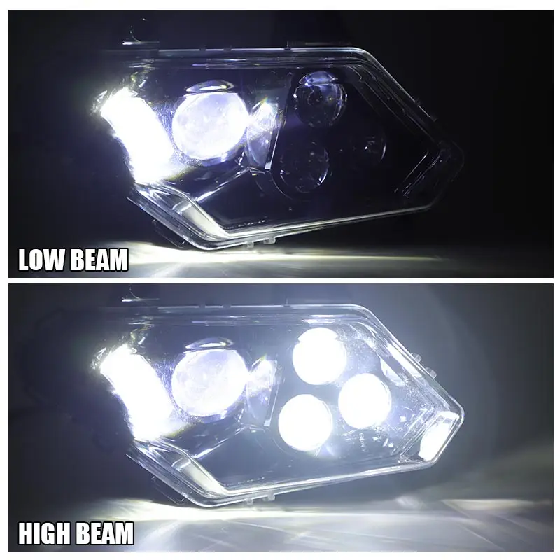 710004659 UTV ATV LED المصباح ل Can Am Maverick X3 XDS XRS Max Turbo R 4x4 2017-2023 DRL رئيس ضوء 6500K الأبيض مرحبا/لو شعاع