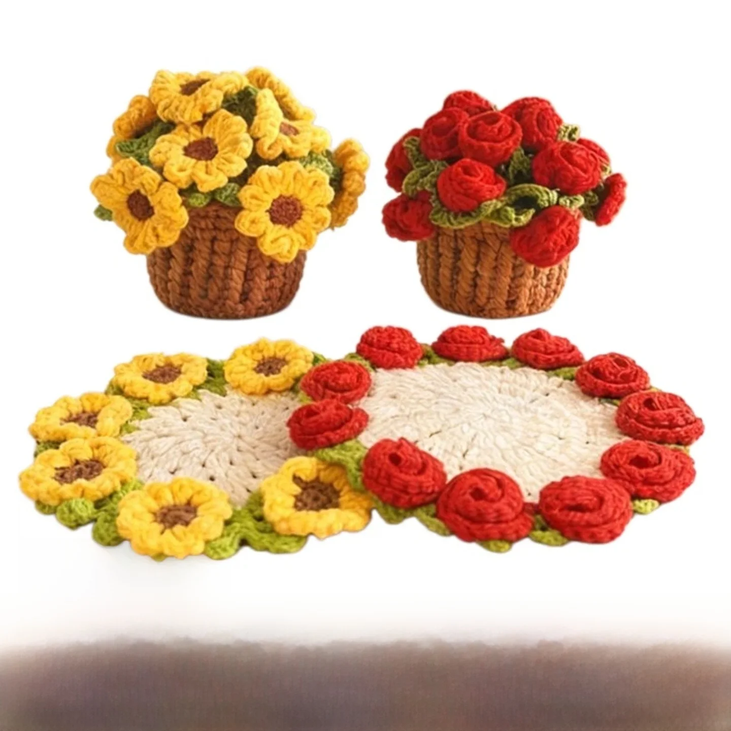 conjunto-de-porta-copos-criativos-artesanais-de-girassol-e-rosa-acessorios-decorativos-de-buque-floral-presente-Unico-vari