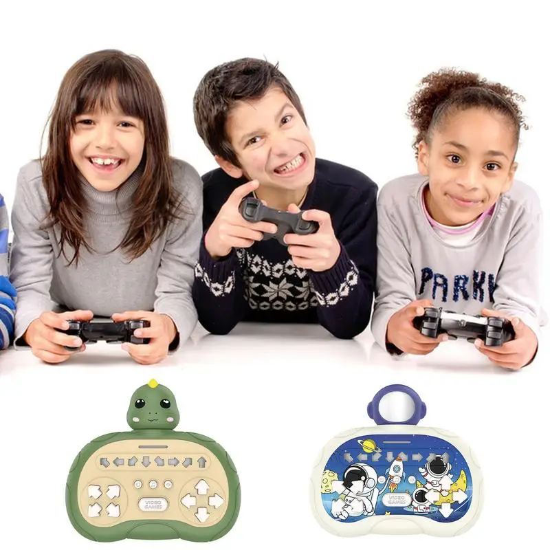 The Fidget Game Sensory Toys Cartoon Handheld Games Fidget Controller With Music Light Fidget Toys For Parent-Child Interaction