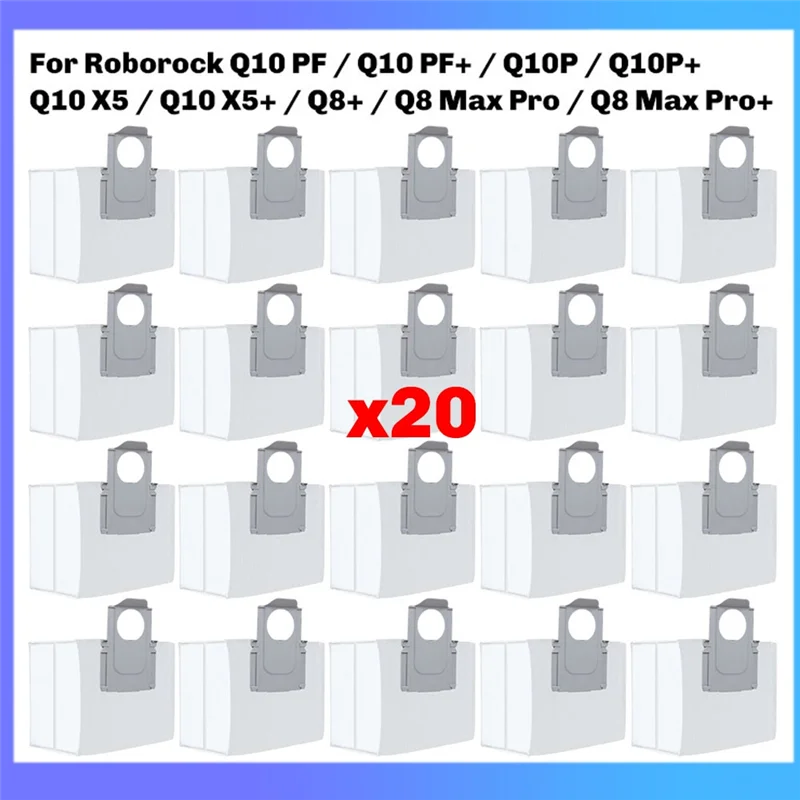 Worek na kurz do Roborock Q10 X5/Q10 PF/Q10P/Q8+/Q8 Max Pro Plus - część zamienna, akcesorium - AT36