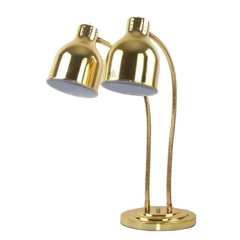 Double head buffet food insulation light food pizza display light hose light swing light heated barbecue Hotel Restaurant