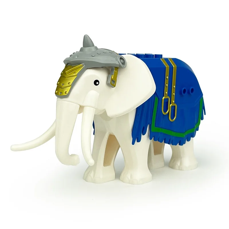 インド帝国軍の森の動物たち 象 ミニアクションフィギュア アクセサリー 軍隊 モデル 組み立てキット ブロック おもちゃ