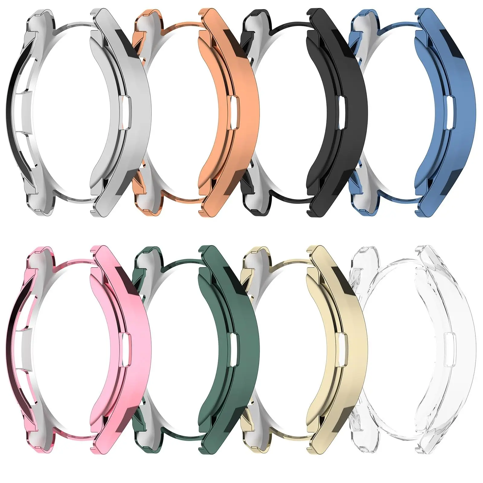 Szkło + etui na Samsung Galaxy Watch 6 Classic 43mm 47mm, miękkie etui na ekran TPU do Galaxy Watch 6 klasyczne 47mm 43mm