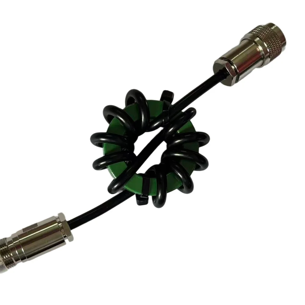 1pc HF Shortwave Choke Balun 1：1 Nickel Zinc Ferrite Core 1.8-50MHz High Power FT8 For 1.8-50MHz Shortwave Communications