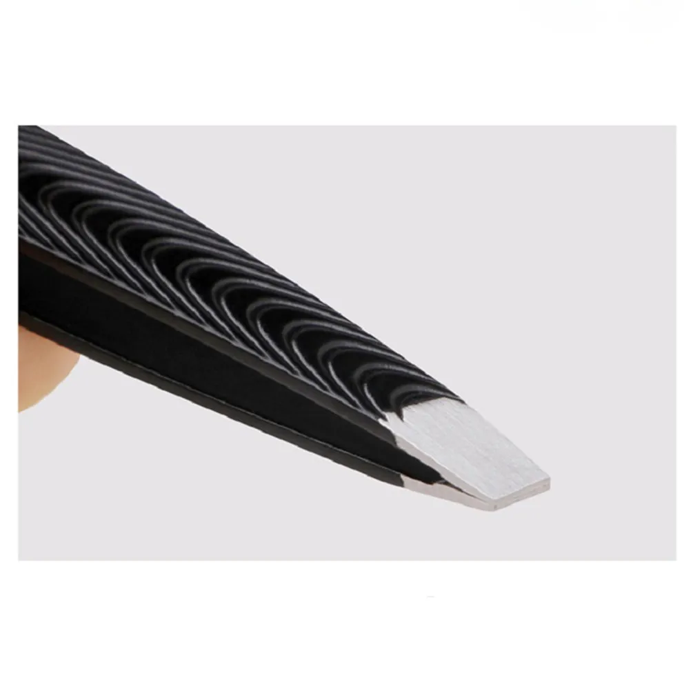 

Набор из 5 эргономичных пинцетов для бровей из нержавеющей стали с гладкой поверхностью, без раздражения, идеально подходят для дома, путешествий, салонов красоты, инструмент для макияжа бровей