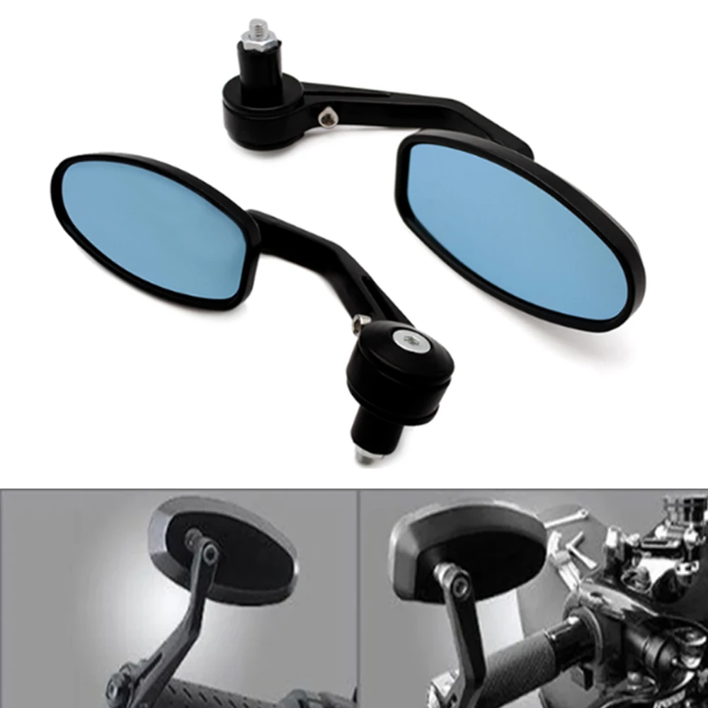 Motorcycle Handlebar Rearview Mirror 5-color Universal For BMW Ducati Aprilia Cafe Racer Victory Triumph Daytona 675 Hong