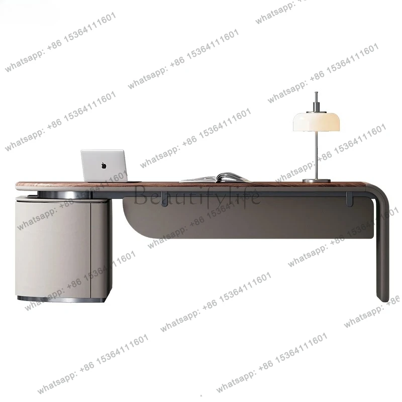 desk solid wood simple modern boss table high sense whole house with study desk