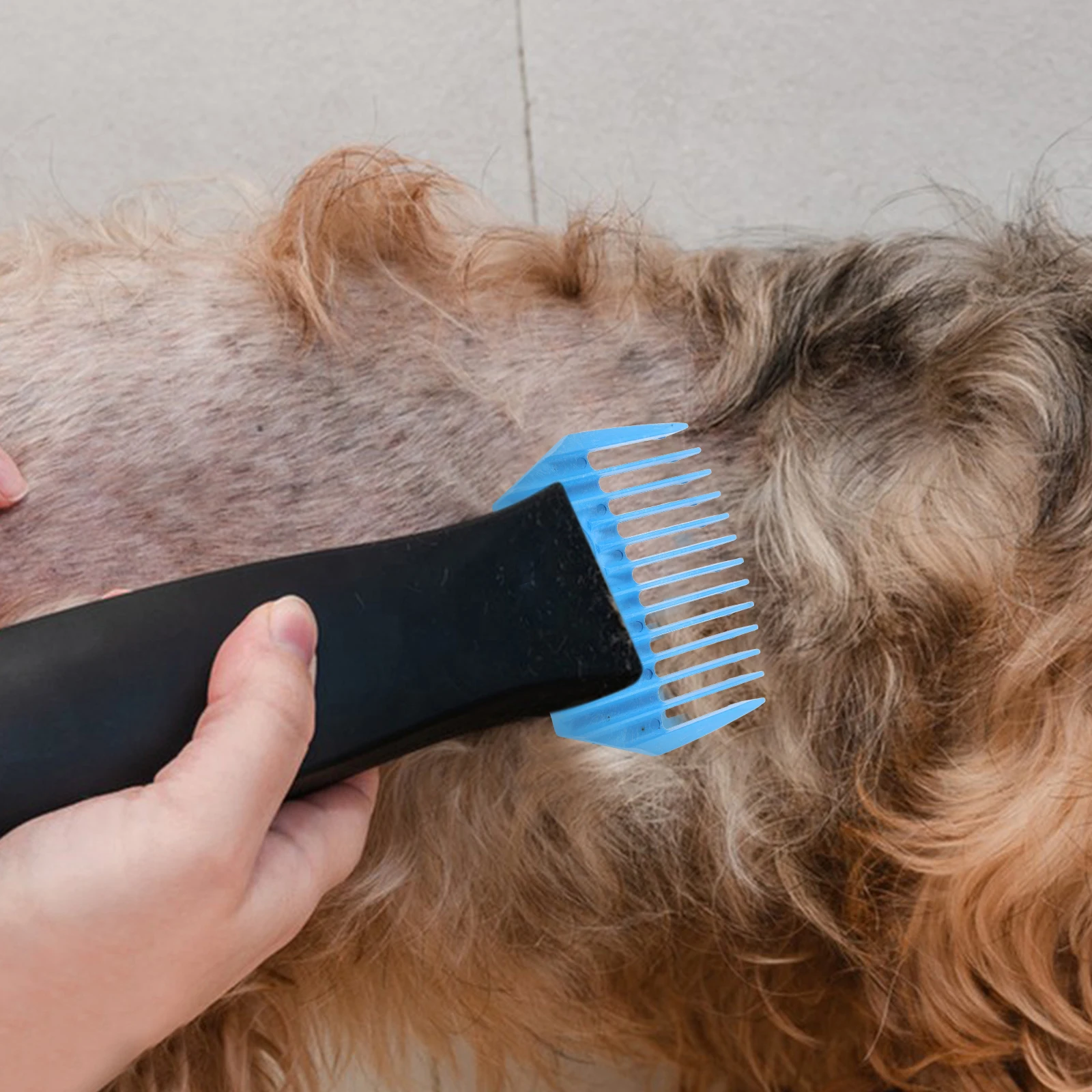 

2Pcs Electric Plastic Shear Guide Shear 5Teeth+13Teeth Comb Trimmer Shaver Accessory Pet Grooming Wool Clippers