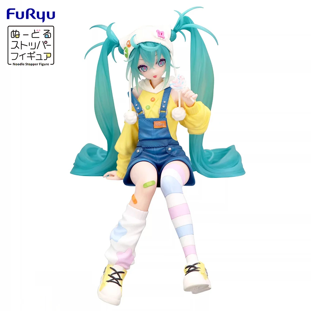 Pre-Order FuRyu Noodle Stopper Figure Hatsune Miku (Lollipop Ver.) 15cm Collectible Anime Model Gift Toys