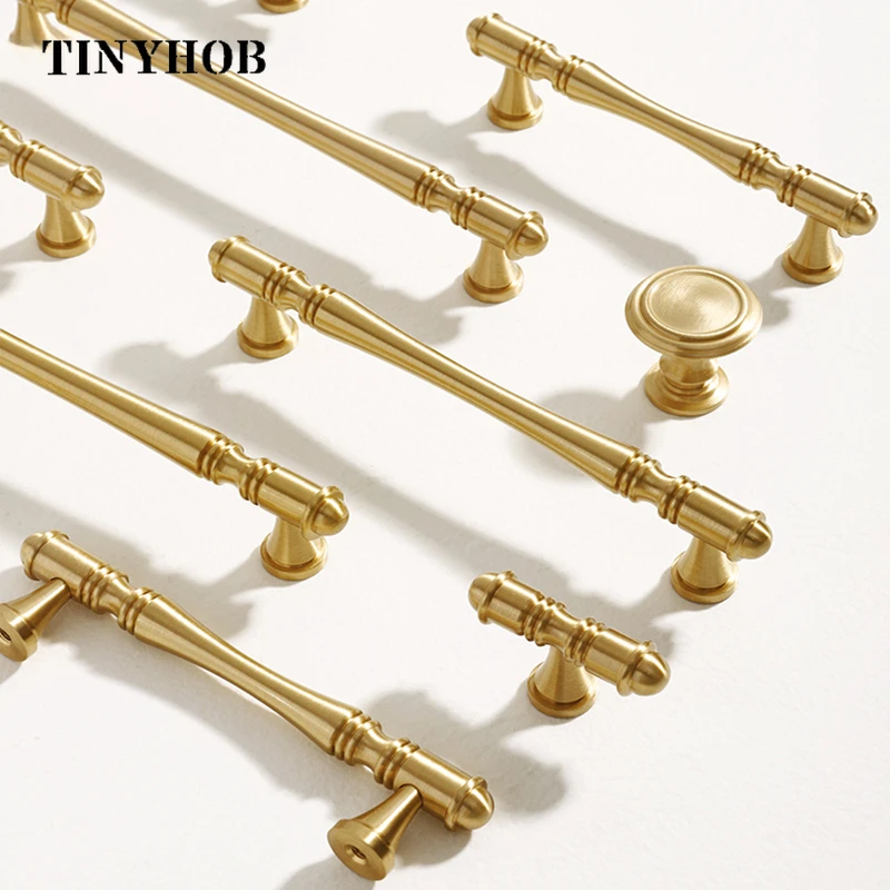 Gold Cabinet Handles Desk Drawer Pull Furniture Door Knob for Drawer Knob Wholesale Furniture Hardware Kitchen Accessories