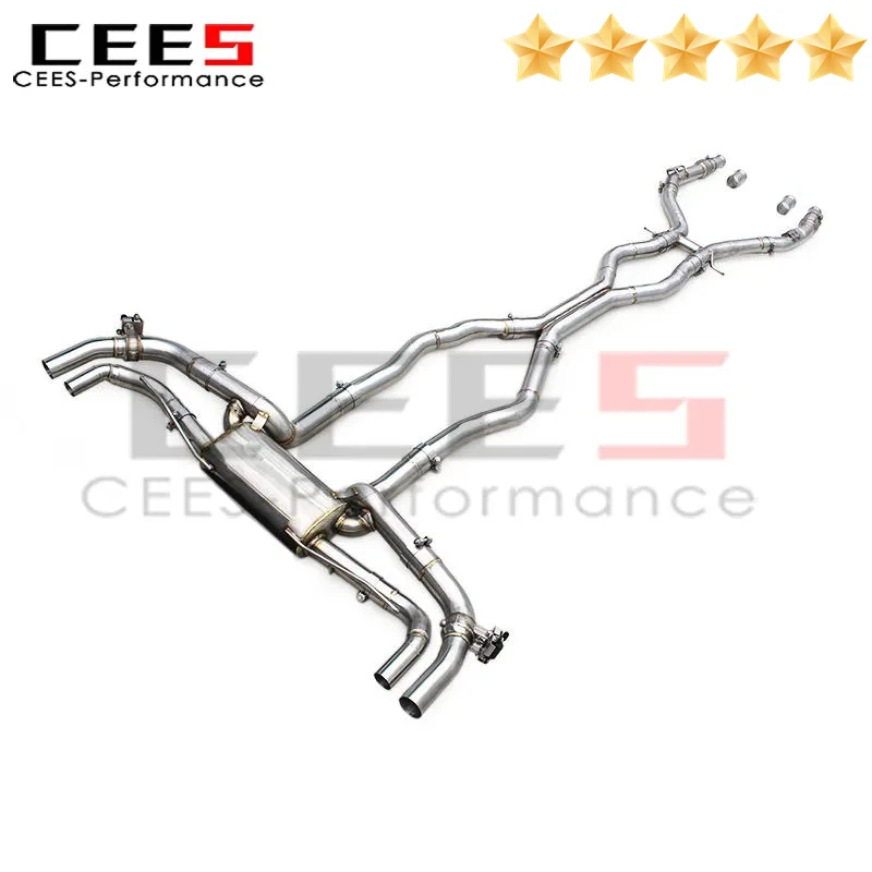 

Система выхлопных труб CEES Valvetronic Catback для Mercedes-Benz GLS580 M176 4.0T 2019-2024 годов выпуска из нержавеющей стали