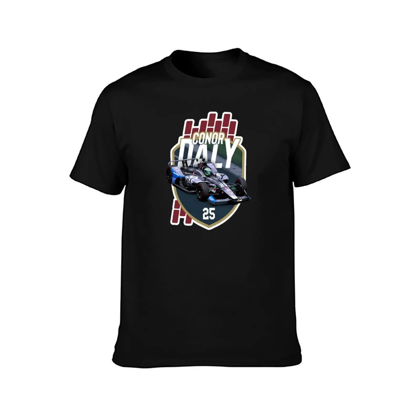 Conor Daly 2019 - 500 oval sheld T-Shirt Basic Tee Shirt for Everyday Outfit T-Shirt