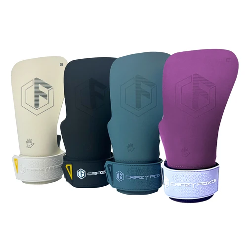 Imagen 2 del producto CrazyFox-empuñadura WOD de goma para gimnasio, ligera y resistente, Unisex, para entrenamiento cruzado, callos, protección de palma de seguridad, oso Komplex