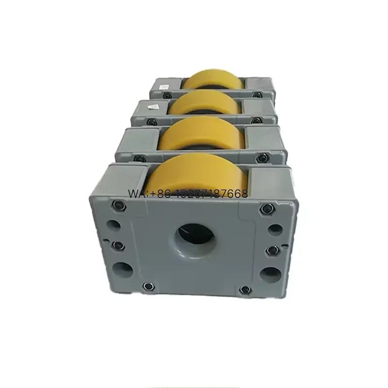 Wmwmnu for ChaoYang Aluminum Swivel Mobile Crane End Beam Roller Bearing Flange Rail Wheel Brake Thread Guards Quenched