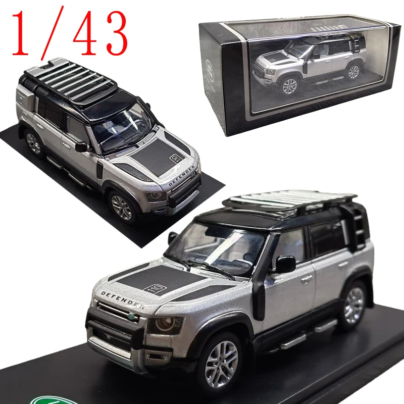 

Модель автомобиля TSM Diecast 1/43 Land Rover Defender 110, литая под давлением, из сплава, внедорожник, игрушечная модель для мальчиков