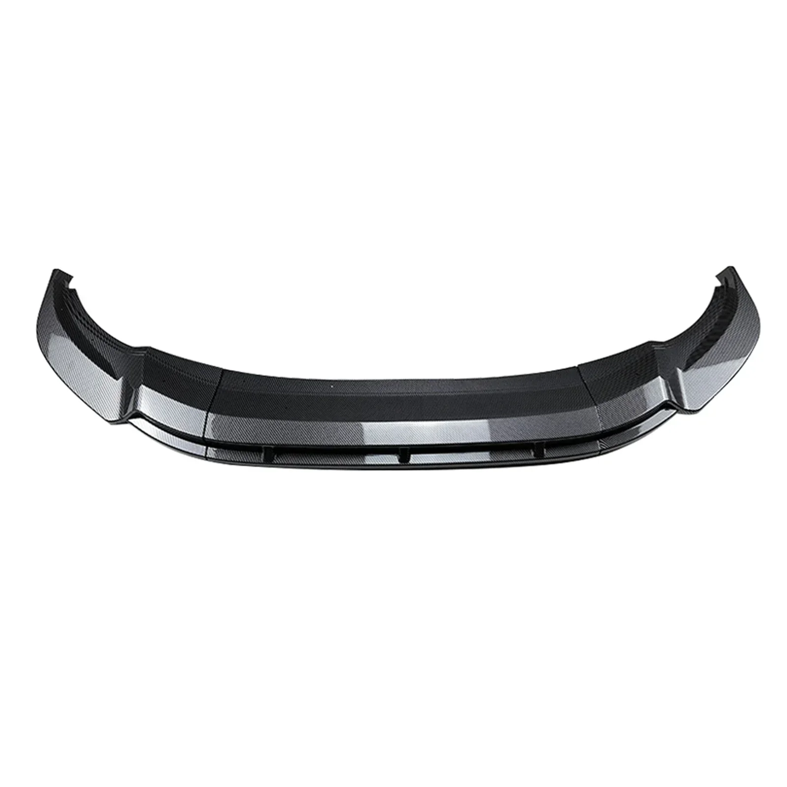 New！Front Bumper Spoiler Lip Gloss Black/Carbon Fiber Look Lower Splitter Lip Body Kit For Volkswagen VW Tiguan Rline 2021 2022