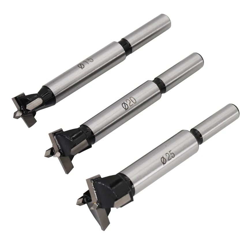 6.3-102mm Carbide Alloy Forstner Woodworking Plastic Cylindrical Hinge Cutter Wood Boring Tool Core Auger Drill Bit Hole Saw