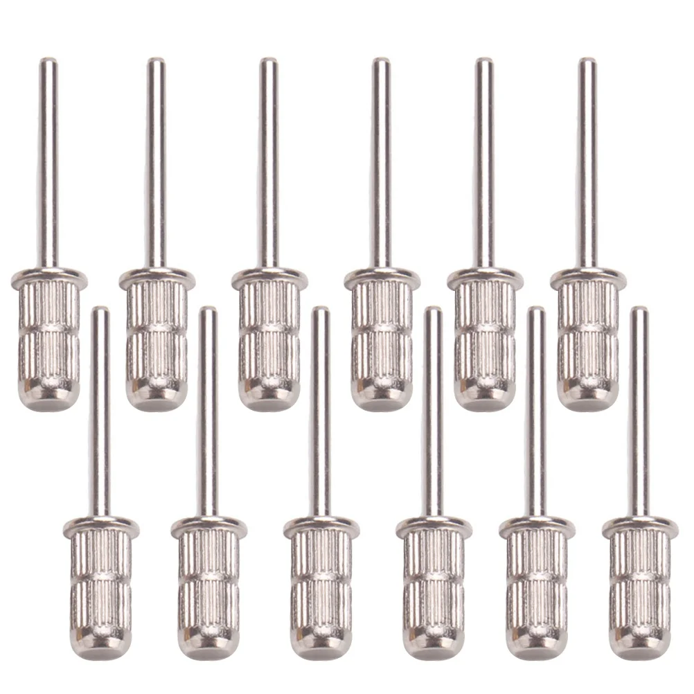 12 قطعة تلميع قوي مسمار رأس مطحنة لإزالة الجل الصلب السلس مانيكير لقمة ثقب المهنية لتقوم بها بنفسك مسمار الفن #6