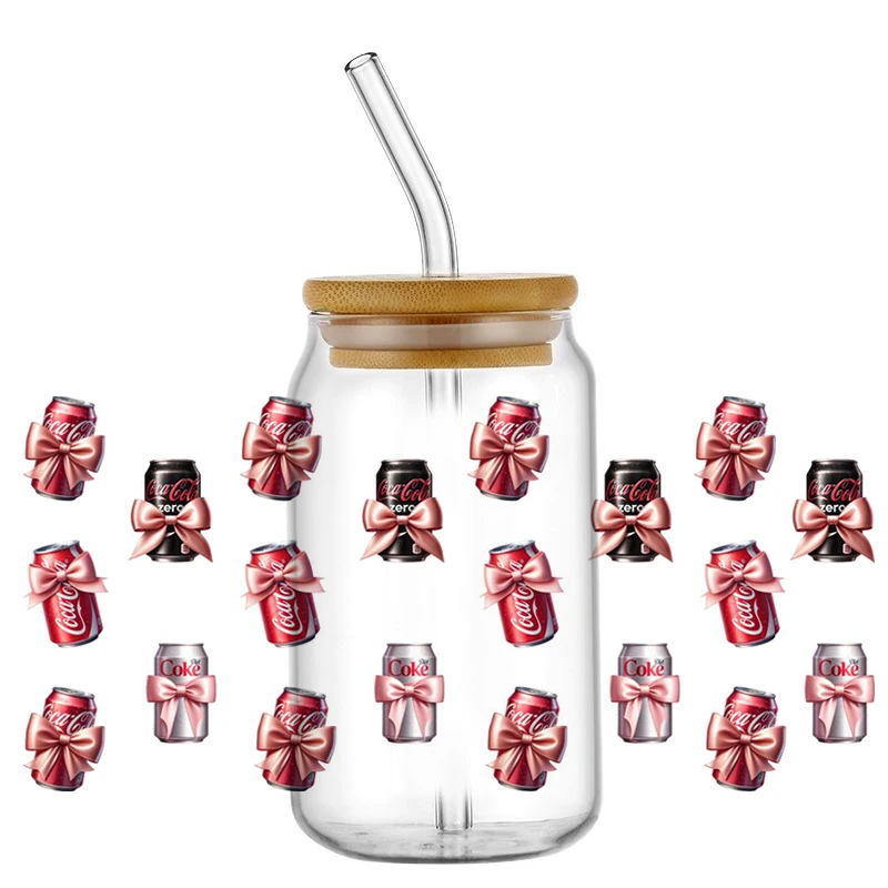 popular Famous Drinks Dr Pepper Soda 16oz UV DTF 3D Transfer Sticker Decals Wraps Glass Can Cups Creative Craft DIY sticker