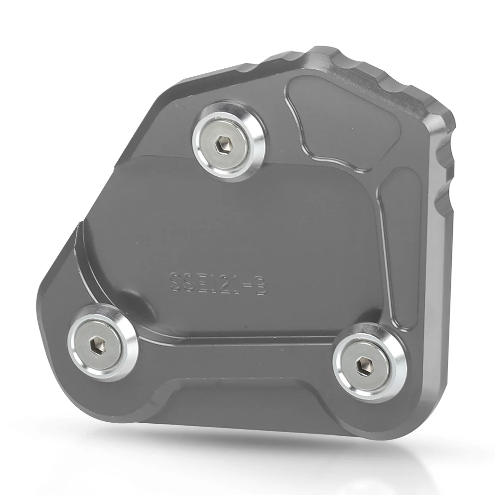 ل BMW F750GS F850GS F 850 GS مغامرة 2022 2023 2024 2025 دراجة نارية مسنده القدم الجانب حامل المكبر تمديد لوحة الوسادة #6