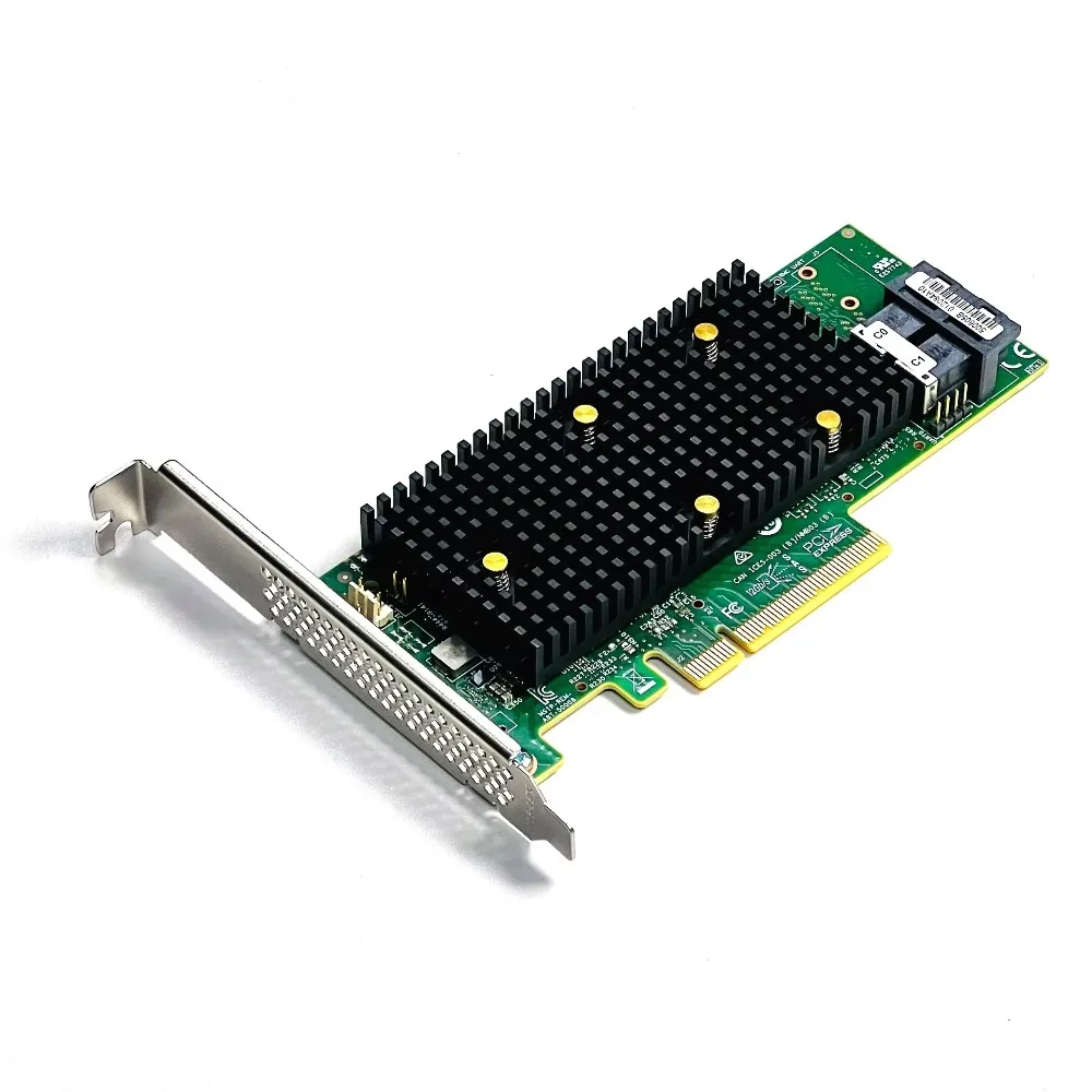 LSI 9400-8i/16i 12Gbps SAS/SATA HBA 카드 PCIe 3.0 x8 IT 모드(NAS/서버용, 케이블 옵션 포함)