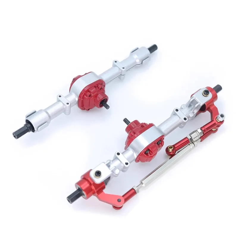 MN78 MN82 MN99s D90 Metalen Voor- en Achteras Modificatie Onderdelen voor 1/12 RC Crawler Auto Verbeterde Accessoires