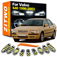 ZITWO 11Pcs LED Bulb Interior Indoor Reading Luggage Glove Box Light Kit For Volvo S40 1996 1997 1998 1999 2000 2001 2002 2003