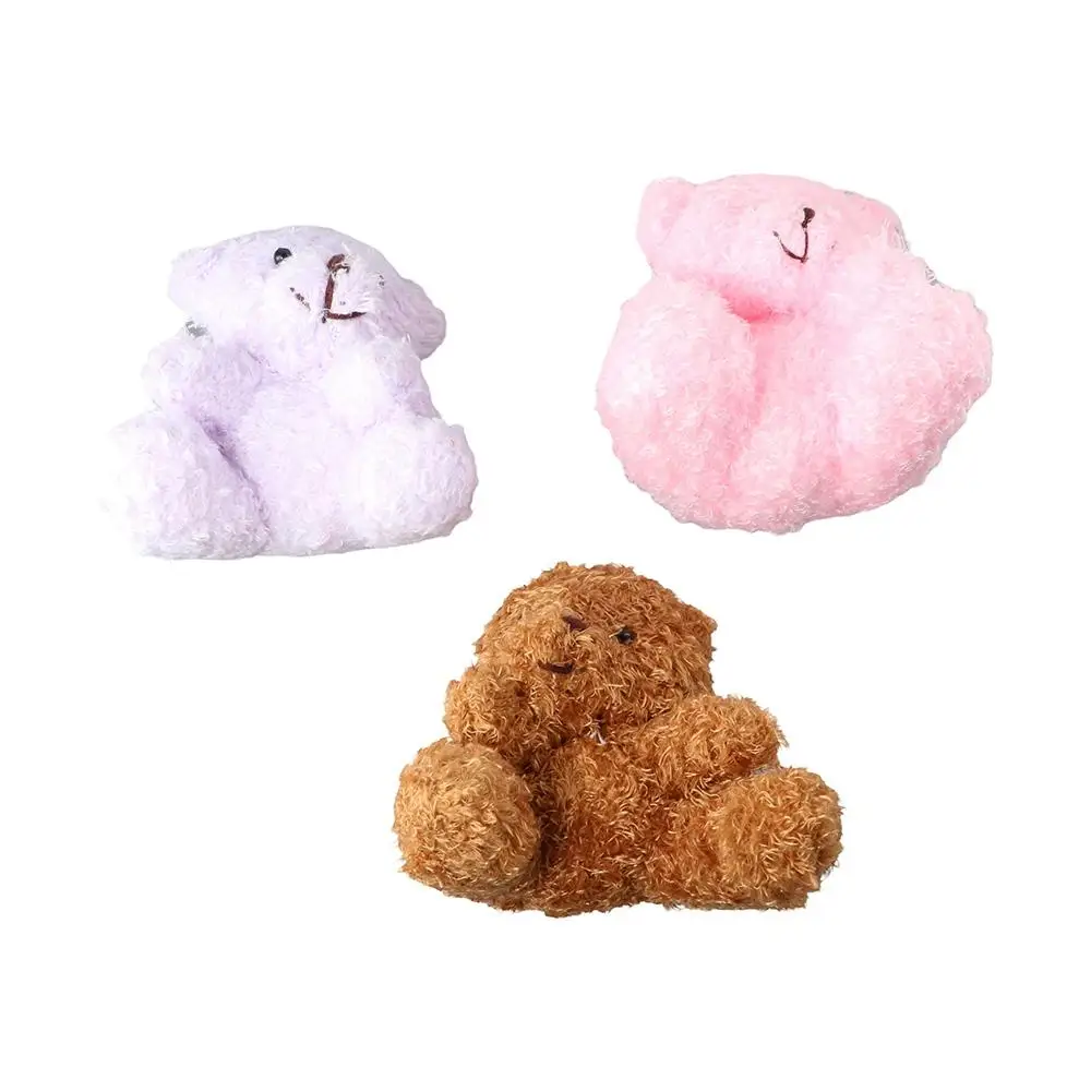 Filling Decoration Plush Bear Key Chain Bag Accessories Plush Bear Keychains Stuffed Animal Toys Bear Plush Toys Bear Pendant