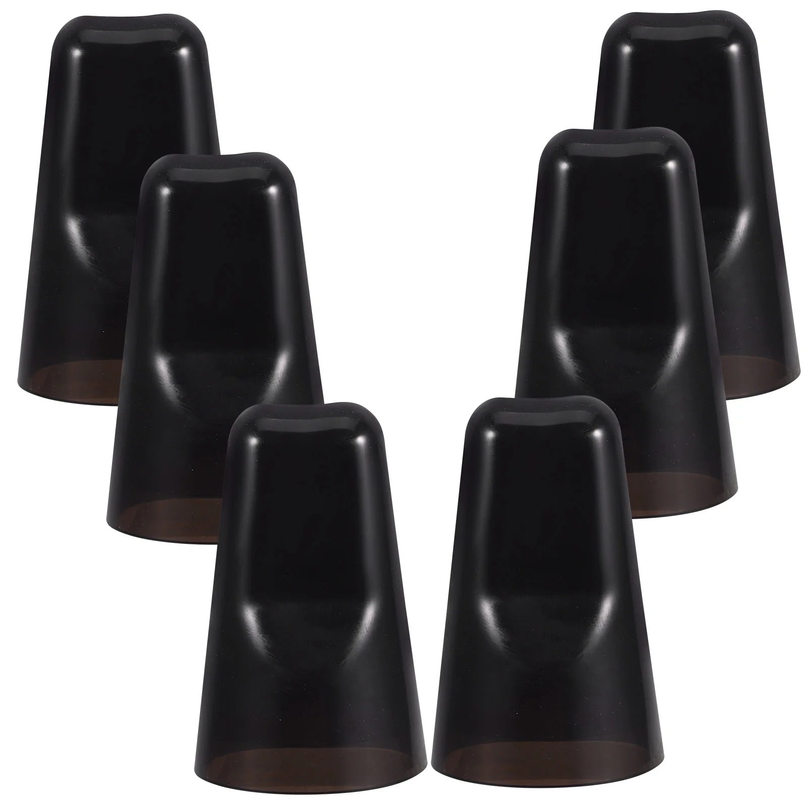 

6pcs Bottle Protector Cap Covers Spout Stoppers PVC Universal Fit Covers For Bottles Spill Prevention