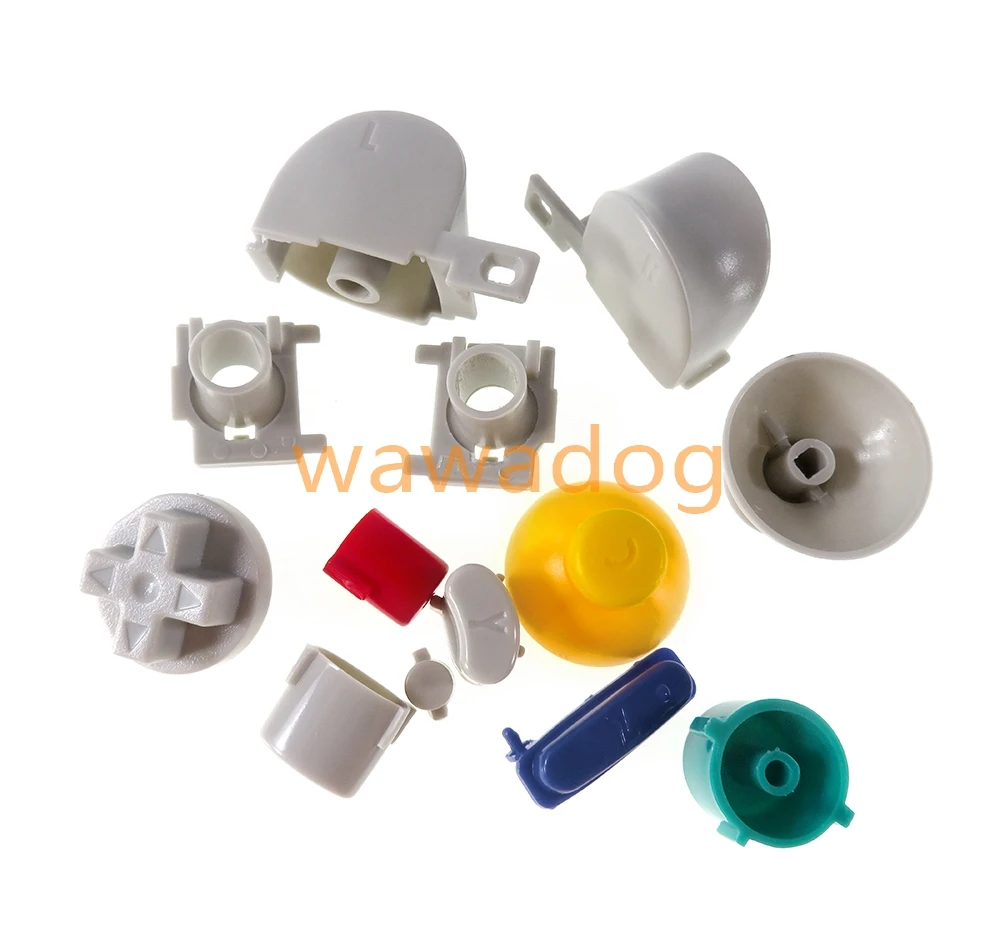 20sets Full Set Buttons For Gamecube L R Right Left Trigger D-Pad ABXY Buttons Mod Kit Set For Nintend NGC Controller