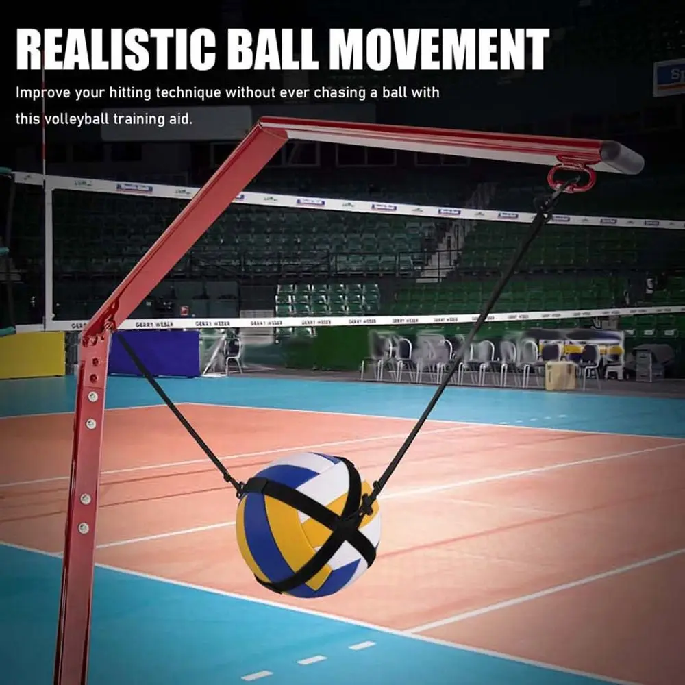 Durable Practice Volleyball Spike Training Outdoor Trainer Volleyball Training Adjustable Volleyball Aid System Sports