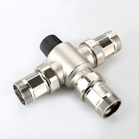 Thermostatic Mixing Valves  Temperature Control Valve ABS Brass Body Solar Water Heater Part